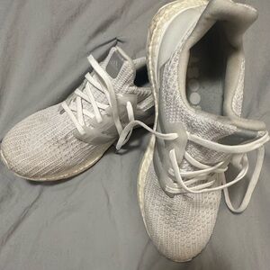 Adidas Men’s Gray and White Athletic Shoes